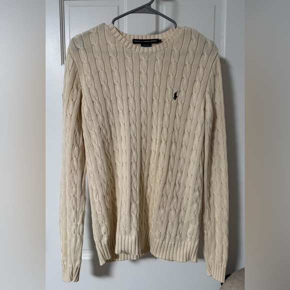 Ralph Lauren Sport Beige Knit Sweater - Picture 1 of 4